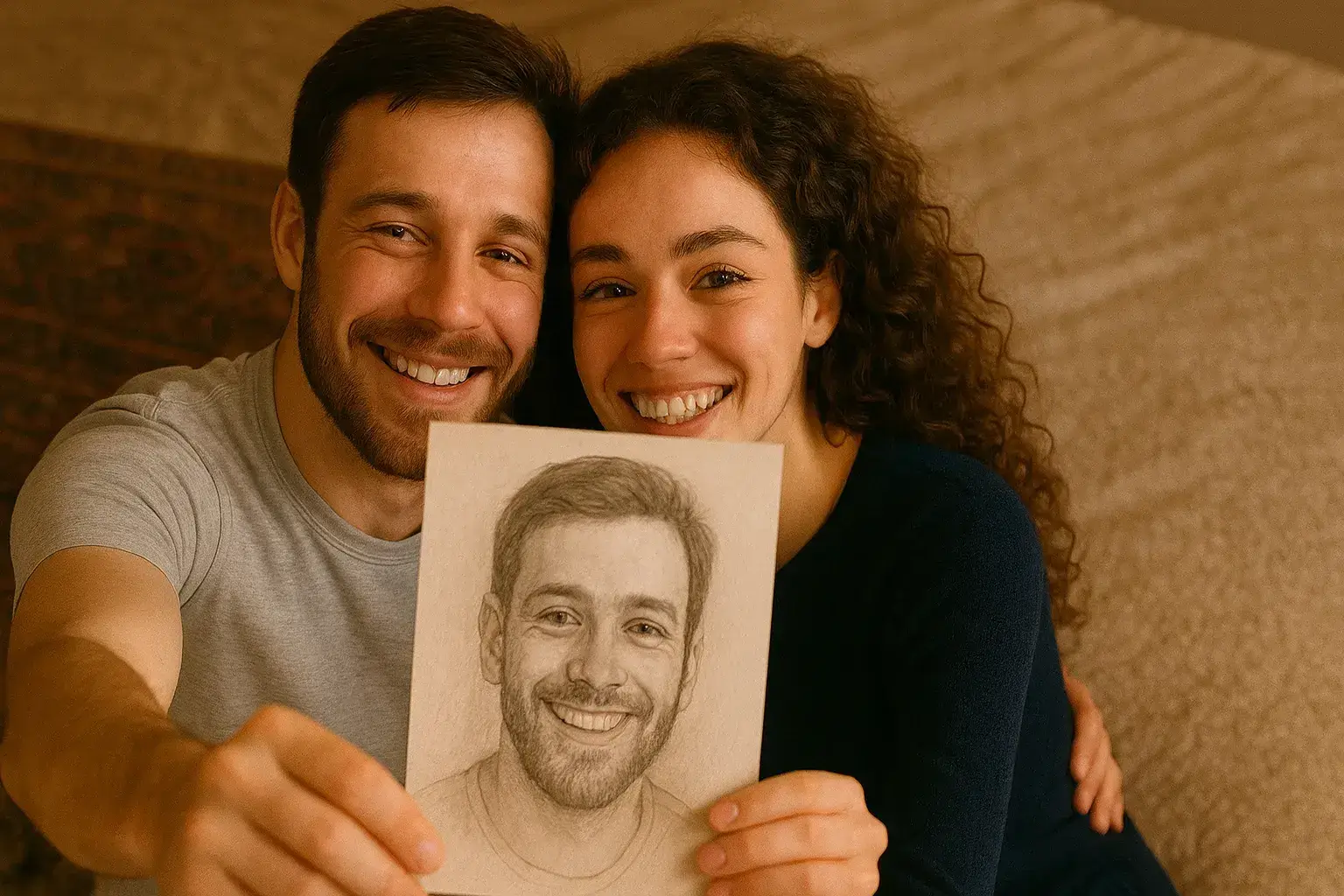 AI Soulmate Drawing Portrait Example